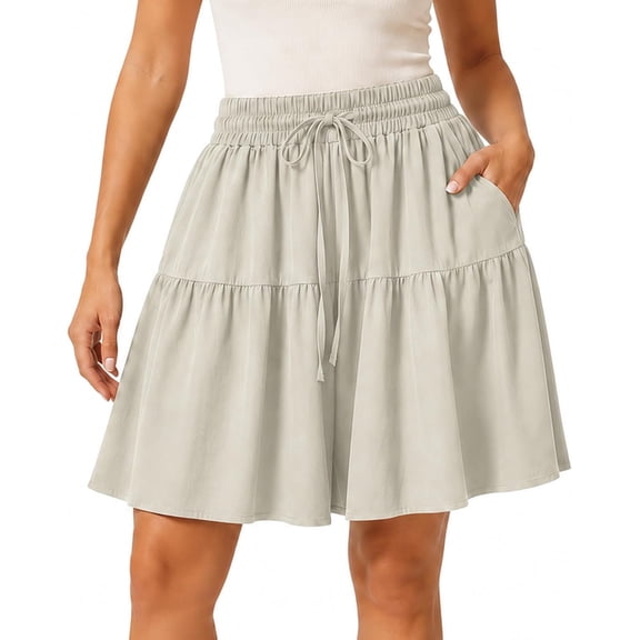 2026 Flowy Shorts for Women - Women's Lightweight Stretch Comfy Flowy Shorts, Drawstring Loose Fit Summer
