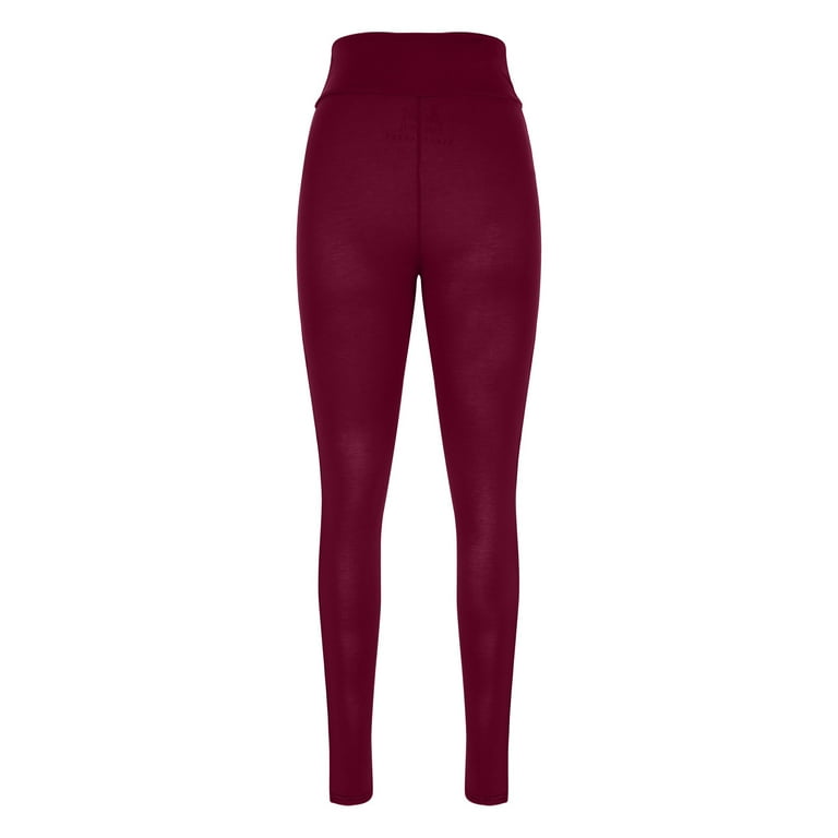 Kaemgyyd Womens Base Layer Leggings Pants Stretch High Waisted