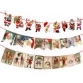 thumbnail image 5 of Banner de Feliz Navidad 2024 Decoraciones navideñas para el hogar Guirnalda Adorno de Papá Noel Bandera colgante Regalo de Navidad Decoración de Año Nuevo, 5 of 5