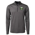 thumbnail image 2 of Men's-Cutter & Buck  Black Portland Timbers Big & Tall Virtue Eco Pique Micro Stripe Recycled Quarter-Zip, 2 of 3