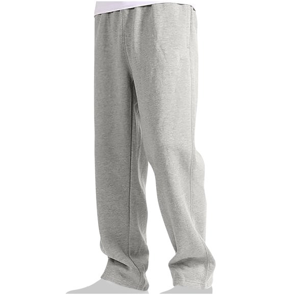 FAIWAD Men's Baggy Sweatpants Elastic Waist Straight Leg Lightweight Sweat Pants Lounge Pants with Pockets