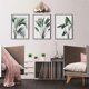 thumbnail image 1 of Painting Canvas 3 Posters, Green Plant Leaves, Wall Art, Modern Canvas, Art Pictures Frameless Nature Wall Posters Living Room Wall Decor, 1 of 5