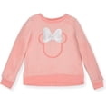 thumbnail image 2 of Disney Girl's 2-Piece Minnie Mouse Legging Pants Set with Sequined Pullover Long Sleeve Shirt, Red/Black, 2 of 3