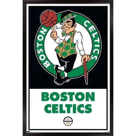NBA Boston Celtics – Logo 21 Wall Poster 14.725 x 22.375 Framed NBA Boston Celtics – Logo 21 Wall Poster 14.725 x 22.375 Framed