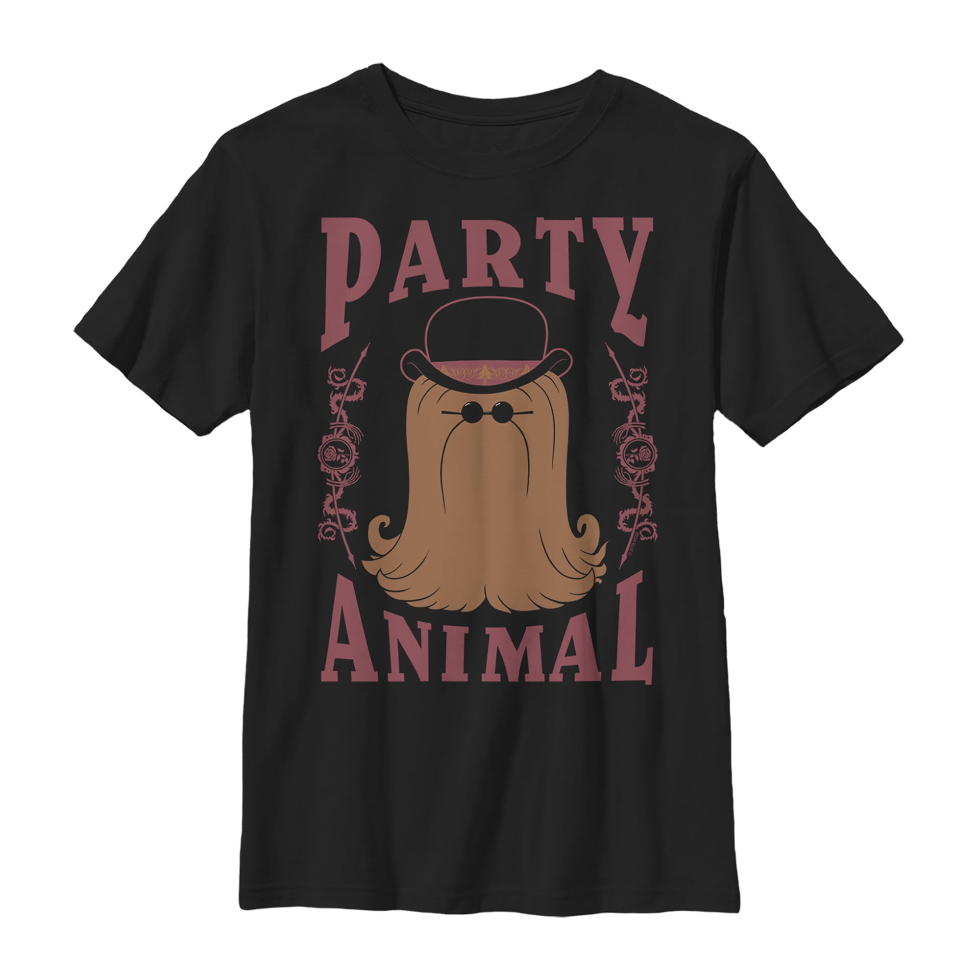 Boys Addams Family Cousin Itt Party Animal Graphic Tee Black X Small