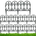 thumbnail image 2 of Decorative Garden Border Path Edging Plastic Fence Lawn Picket Fencing Plant Stakes Decor, 2 of 9
