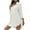 White, variant on Womens Swimsuit Cover up Dress Women's 3/4 Sleeve Trim Kaftan Chiffon Swimwear Beach Loose Bikini Cover up Tops