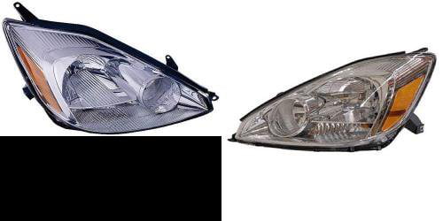 Right Pair Set For Toyota Sienna Van Halogen Type Front Headlights Head Lamps Replacement Left 
