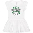 thumbnail image 3 of Inktastic St. Patrick's Day The Leprechauns Made me Do It Girls Baby Dress, 3 of 5