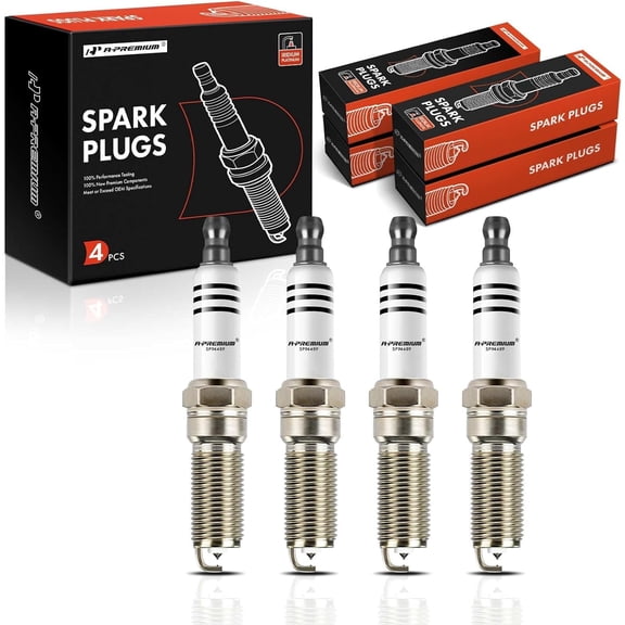 A-Premium 4PCS Iridium Platinum Spark Plugs Compatible with Buick, Cadillac, Chevrolet & GMC Vehicles - Envision, Regal, ATS, CT6, CTS, Equinox, Malibu & Terrain - 2014-2020, L4 2.0L