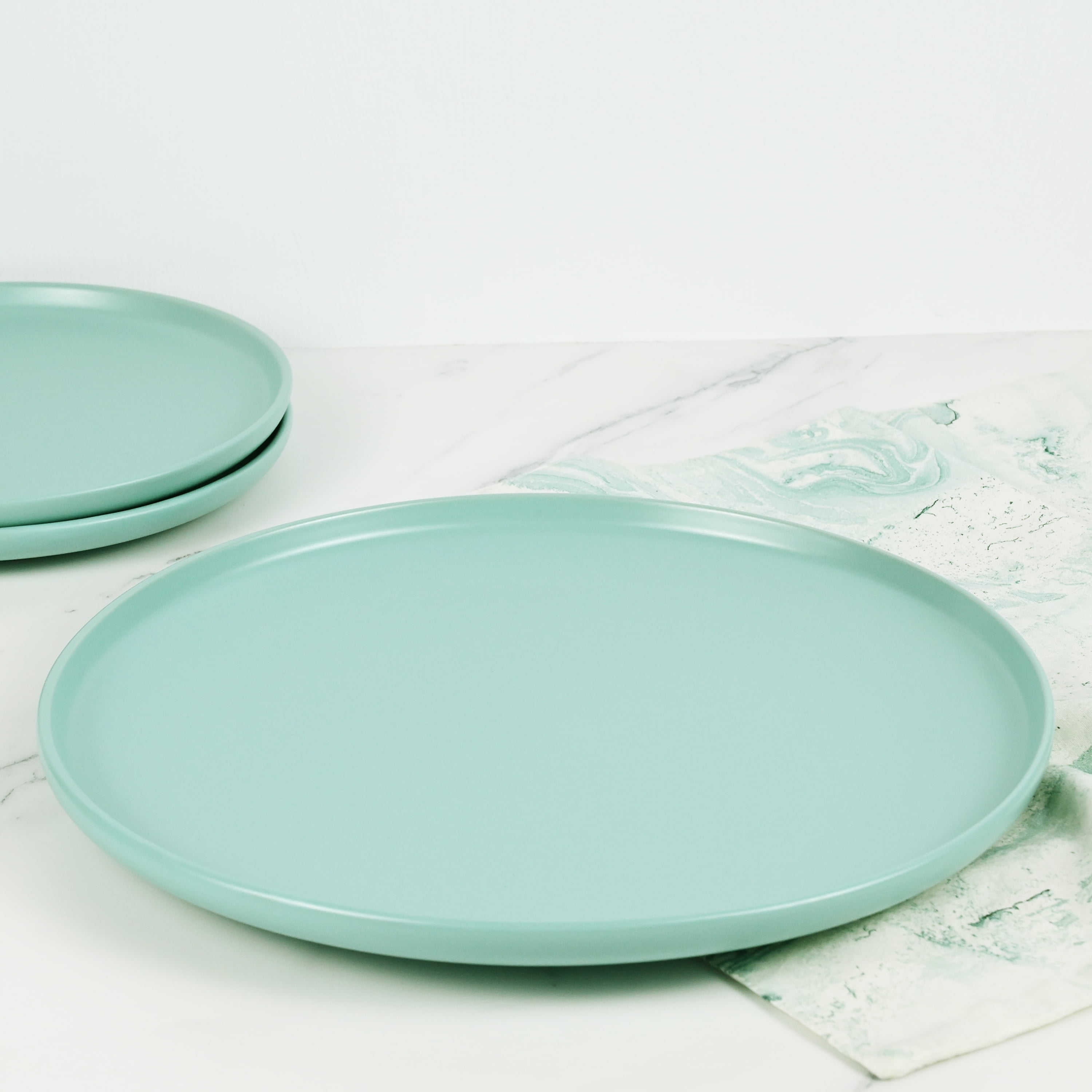 Mainstays Alessandra Mint Stoneware Dinner Plate