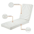 thumbnail image 3 of Classic Accessories Patio Chaise Lounge Cushion Foam 74 x 23 x 3 inch, White, 3 of 8