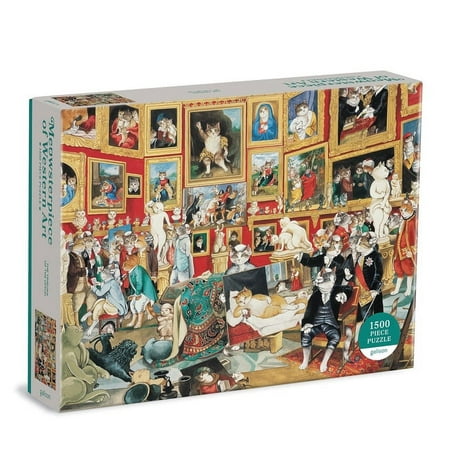 Tribuna of the Uffizi Meowsterpiece of Western Art 1500 Piece Puzzle (Other)