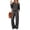 Black, variant on Two Piece Lounge Sets for Women Casual Lace Pajamas Set Wide Leg Pants Winter Matching 2 Piece Outfits Trendy Clothes