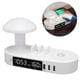 thumbnail image 5 of Despertador digital con carga inalámbrica luz nocturna LED con atenuador de cinco niveles reloj despertador inteligente QC30 inalámbrico rápido para mesita de noche del, 5 of 8