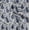 Blue & White, variant on Soimoi Pure Silk Black Fabric By the Yard - 42 Inch Wide - Leaves Paisley Botanical - Nature's Beauty Enhanced with Paisley Patterns and Leaves Printed Fabric