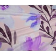 thumbnail image 4 of oneOone Polyester Lycra Fabric Watercolor Leaves & Peony Floral_Printed Craft Fabric BTY 56 Inch Wide, 4 of 4