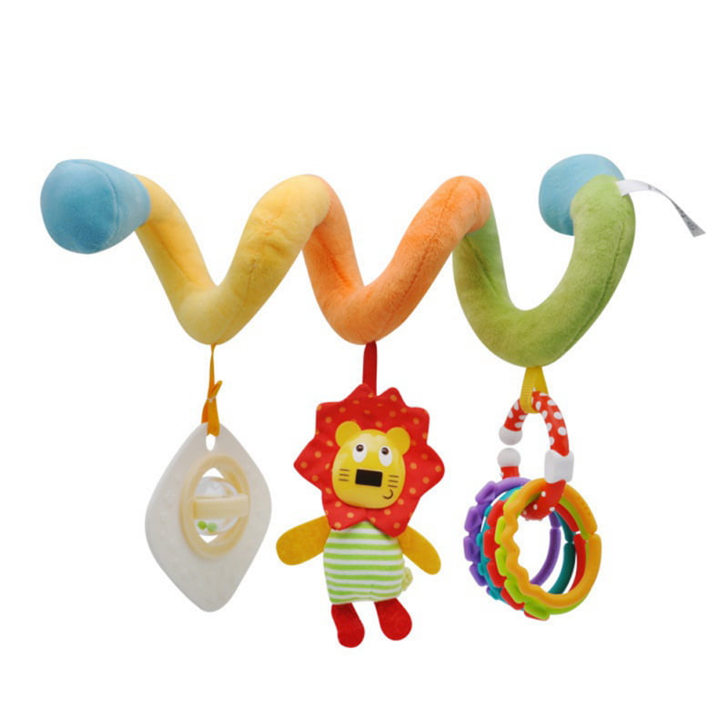 Infant Rattle Toys Stroller Car Seat Crib Travel 6 Sorts Hanging Toy for Baby