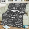 thumbnail image 5 of Dog Dad Blanket 60"x50", Dog Dad Gifts for Men, Dog Dad Gift, Birthday Gifts for Dog Dad, Dog Lover Gifts for Men, Christmas Fathers Day Dog Gifts for Dog Lovers Men, Dog Lover Gift Ideas, 5 of 6