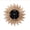 Rustic Brown, variant on 12 Inch Wall Clock, Battery Operated Silent Non Ticking, Rustic Wood Boho Sunburst Decor for Living Room Kitchen,Rustic Brown