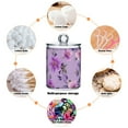 thumbnail image 4 of Fresh Flowers Lavender Pink Translucent Plastic Cans Storage Canisters with Lid Set of 4, 4 of 7