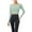 Green, variant on Women's Long-sleeved Quick-drying Fitness Yoga Clothes Slim Sports Running Fitness Clothes With Chest Pad Elastic Tights Casual Shirt