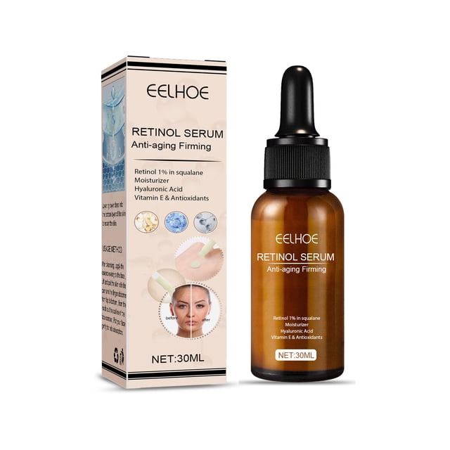 Sérum Visage au Rétinol 30 ml - Traitement des Rides et de l'Acné pour une Peau Éclatante - Sérum au Rétinol Haute Résistance pour le Visage