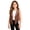 Brown, variant on Kids Girls Western Cowgirl Vest Sparkly Rhinestones Sleeveless Rodeo Dress Up Jacket for Themed Party Pink 4