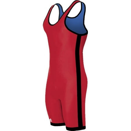 UPC: 0818423010694 | Adidas aS103r Youth Wrestling 1-Stripe Reversible Singlet