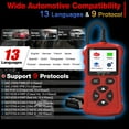thumbnail image 4 of Wtuhu V600 Automotive Diagnostic Tool with Code Reader, Red 1 Piece, 4 of 9