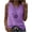 Purple, variant on Women's Cotton Plain Tank Top Summer Flowy Crew Neck Sleeveless Tee Tanks Loose Fit Casual Layering and Everyday Wear Blouses White