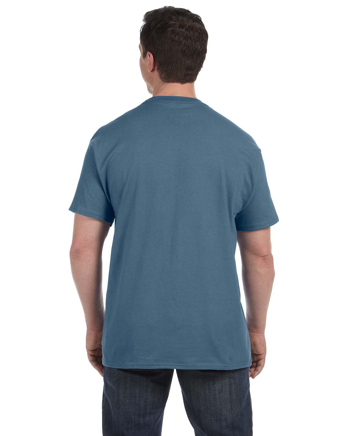 Hanes 6.1 oz H5590 2XL Deep Forest Tagless Pocket T-Shirt