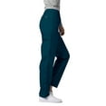 thumbnail image 3 of Adar Universal Scrubs For Women - Tapered Cargo Scrub Pants - 506 - Caribbean Blue - S, 3 of 7
