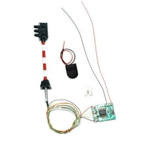 Kuntesetty Model Railroad Train Signal N Scale 3 LEDs for Diorama Architecture Building Red White Pole