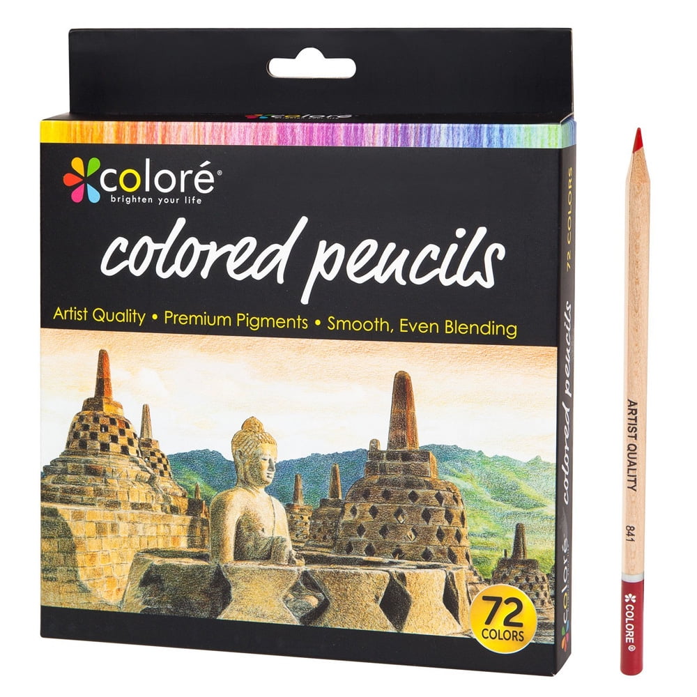 Assorted Lead Roseart Presharpened Colored Pencils 72 / Box 1065AA48 