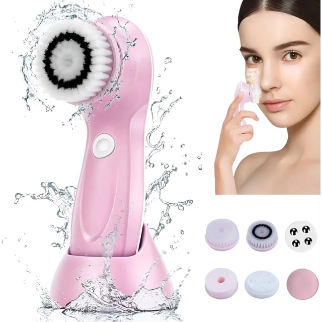 Cepillo Facial Eléctrico Recargable Limpiadora Masajeador
