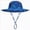 A15-Dark Blue, variant on Baby Sun Hat UPF 50+ Sun Protective Toddler Bucket Hat Cartoon Print Wide Brim Summer Outdoor Play Beach Hat for Boys Girls 12-18 Months 1T 2T 3T 4T 5T 6T(6-10 Years,Sky Blue)