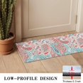 thumbnail image 3 of Pink Paisley and Floral Pattern Door Rugs,Washable Non Slip Door Mats Indoor,Decorative Door Mats,Entry Mat Indoor for Entrance,Bedroom,Kitchen,Bathroom,16"x47", 3 of 6