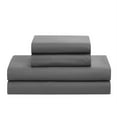 thumbnail image 3 of 8 Piece Embossed Checkered Bed in a Bag Bedding Set, Queen - Grey, 3 of 5