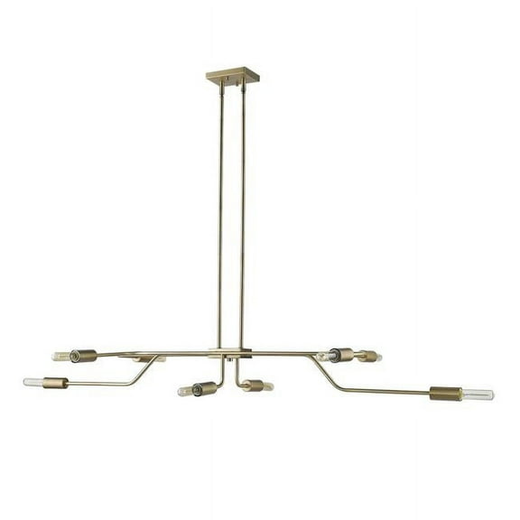 Trend Lighting TP60021AB Perret 8-Light Aged Brass Convertible Pendant
