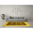 thumbnail image 3 of Ahgly Company Indoor Rectangle Oriental Yellow Traditional Area Rugs, 6' x 9', 3 of 4