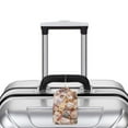 thumbnail image 3 of Rocae Colorful Seashells for Leather Luggage Baggage Tags ID Label Privacy Cover ID Label with Stainless Steel Loop and Address Card, 3 of 5