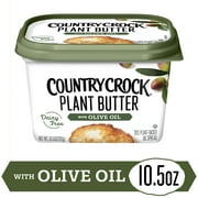 Country Crock Dairy Free Plant Butter with Olive Oil Tub, 10.5 oz