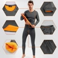 Elegant Choise Men's Ultra Heavyweight Thermal Underwear Set Fleece