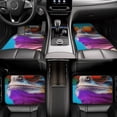 thumbnail image 7 of Fuzoiu Lizard With Sunglasses Colorful Print Carpet Floor Mats for Car,Car Foot Mat Set,Universal Fit 4 Piece Mat Pad Set,Fits Most Cars Trucks Vans Sedans SUV Auto Carpet Mat Se, 7 of 7