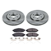 Ultimate Brakes Front Ceramic Brake Pad and Rotor Kit with Hardware WM80136