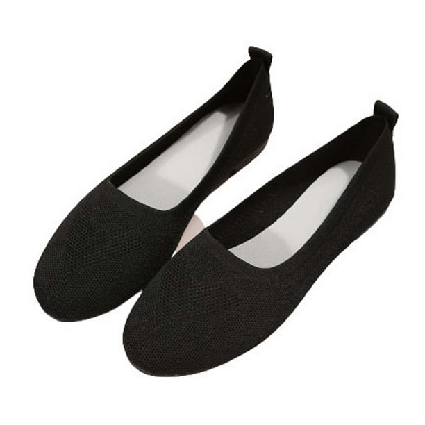 Amzcrzy Zapatos de mujer,Zapatos de mujer,Zapatillas de mujer, Zapatos planos de color liso para mujer, zapatillas suaves, zapatos casuales Sandalias Mujer Zapatillas De Casa