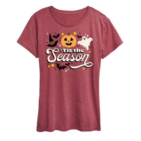 Instant Message - Tis The Season Fall - Women's Short Sleeve Graphic T-Shirt