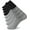 8 Pairs-(4 Black+4 Grey), variant on Mens No Show Socks 8 Pack Low Cut Non-Slip Invisible Short Socks for Sneaker Loafer
