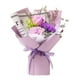 thumbnail image 1 of Ramo de Flores Artificial Soledad Jabón de Baño Decoración Violeta Aniversario de Boda, 1 of 10